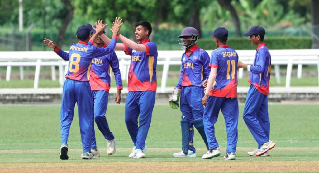 नेपालद्वारा इन्डोनेसिया ३७० रनले पराजित