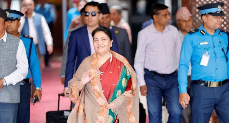 सरकारी सेवासुविधा फिर्ता गर्दै पूर्वराष्ट्रपति भण्डारी