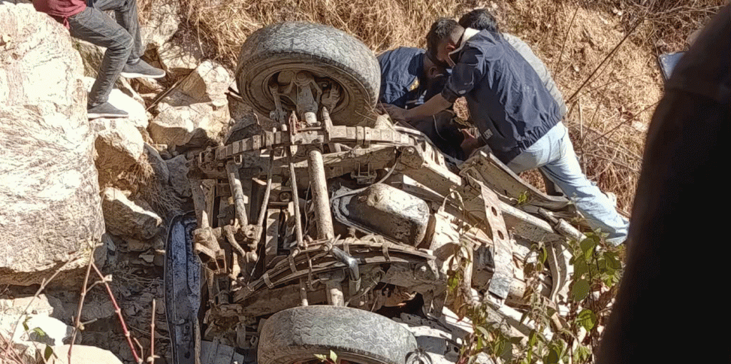बैतडीमा जिप दुर्घटनामा चार जनाको मृत्यु