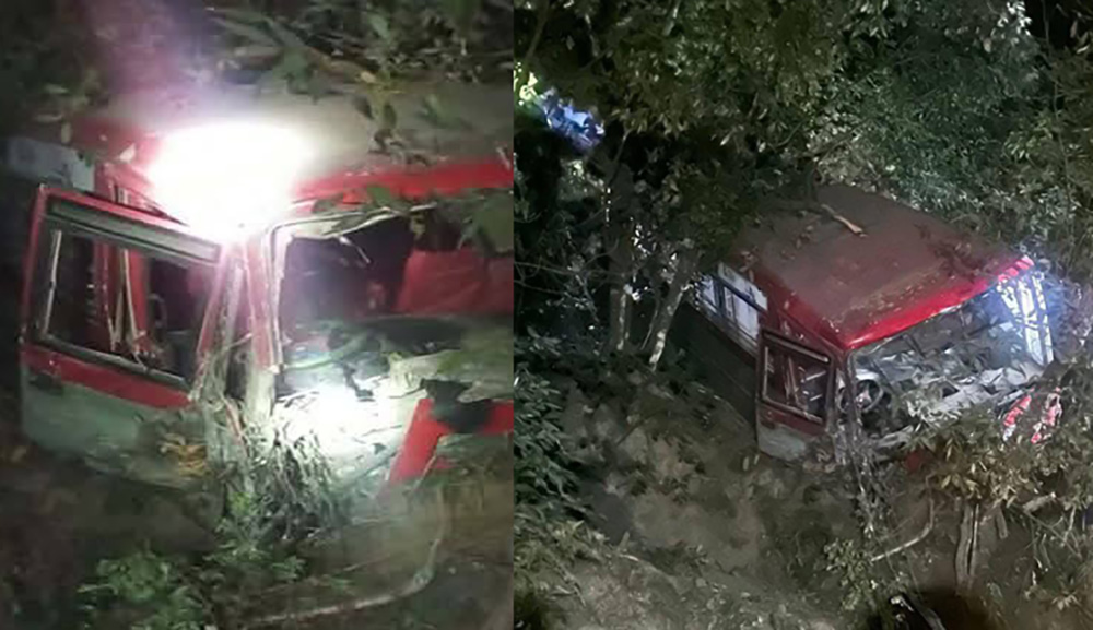 काठमाडौं बस दुर्घटनामा मृतकको संख्या ५ पुग्यो