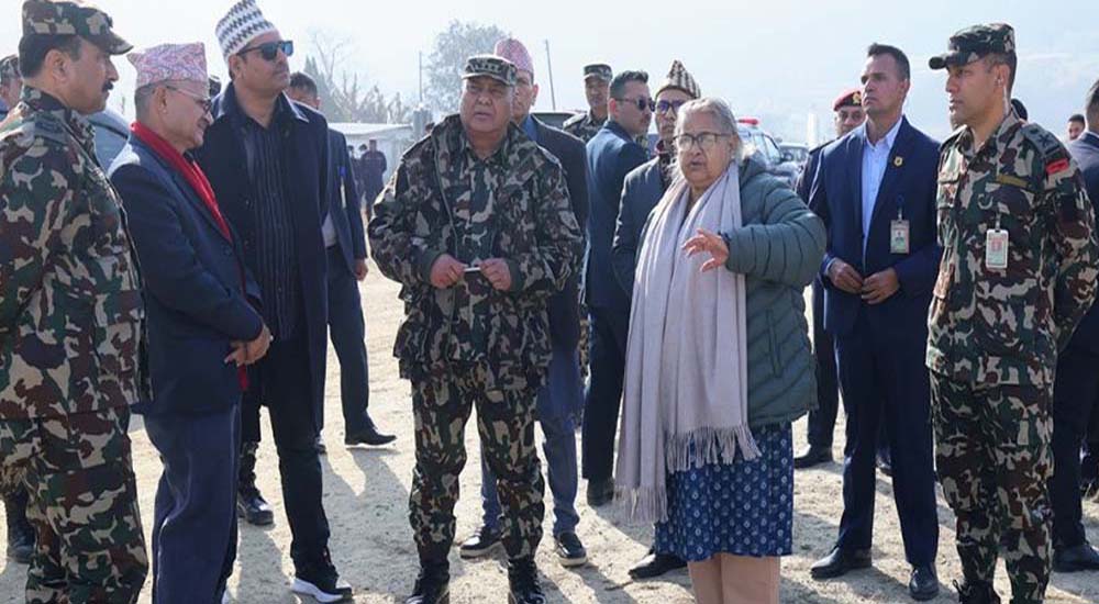 प्रधानमन्त्री कार्कीद्वारा काठमाडौं-तराई द्रुतमार्ग निरीक्षण