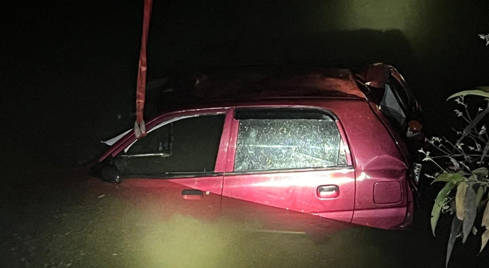 फेवातालमा कार खस्दा एक जनाको मृत्यु