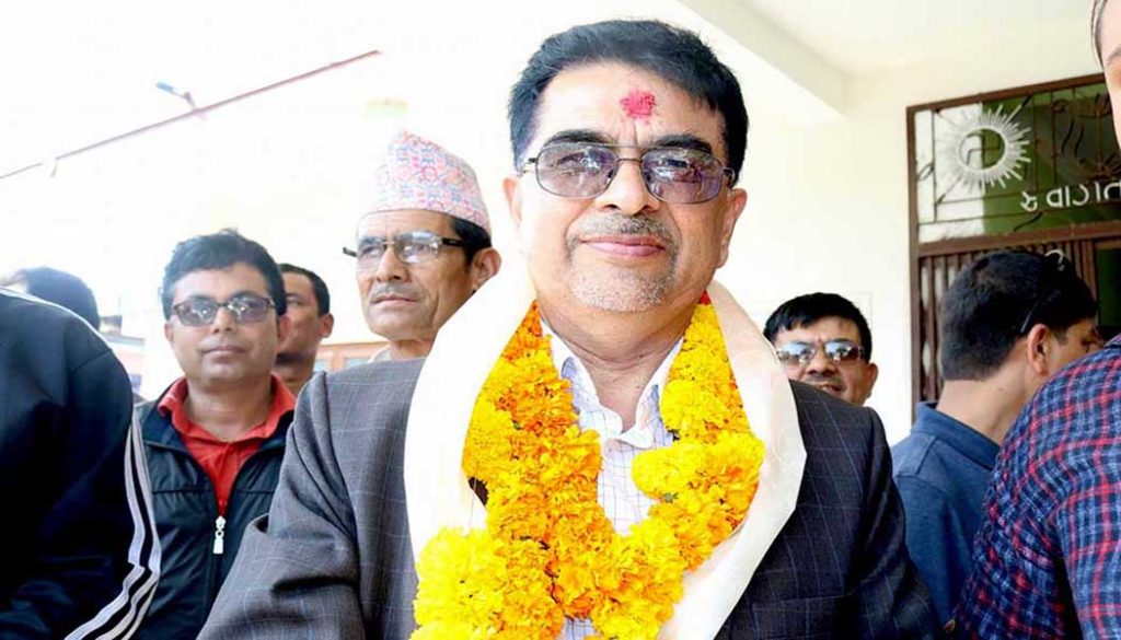 धादिङमा उम्मेदवारी फिर्ता गरि नेकपाका पाण्डेलाई समर्थन
