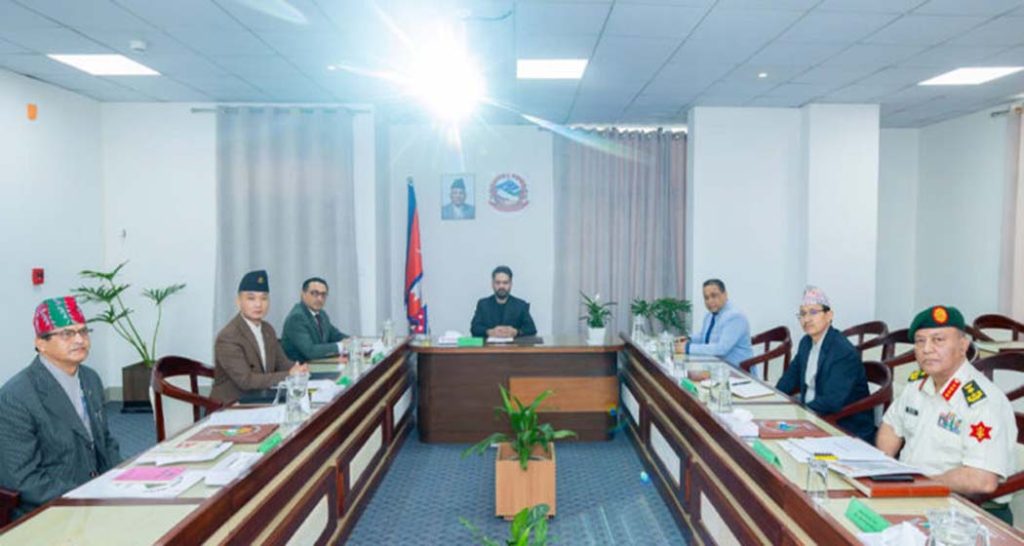 राष्ट्रिय सुरक्षा परिषद्को बैठक सिंहदरबारमा सम्पन्न